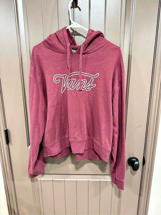Vans Tops - Vans Scripted Vans Pullover Hoodie Scripted Pullover Hoodie in Pink